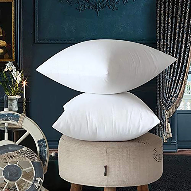 2 Decorative Pillows - 18“ x 18” Mattress Sofa Pillows - Everyday Home Pillow Inserts, Gifts for Family - Image 2